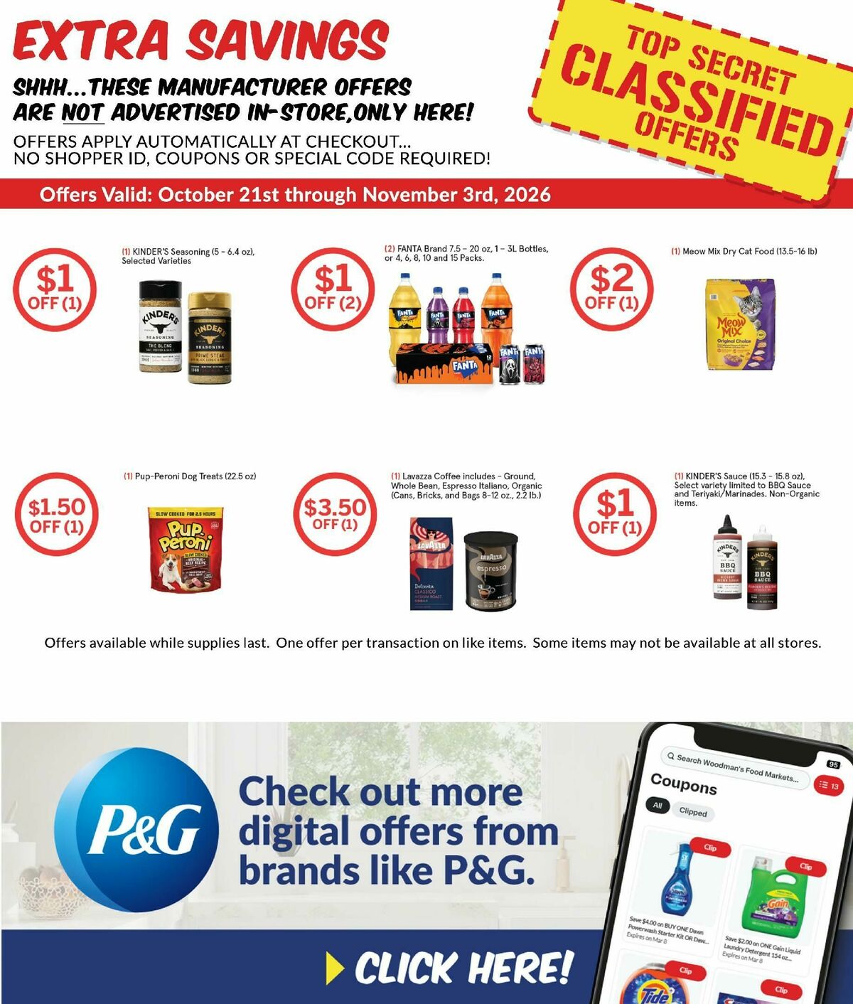 Woodmans Food Market Weekly Ad from October 22
