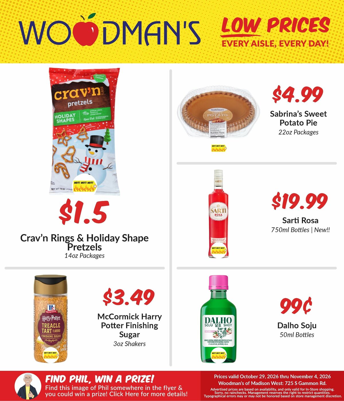 Woodmans Food Market Weekly Ad from October 29