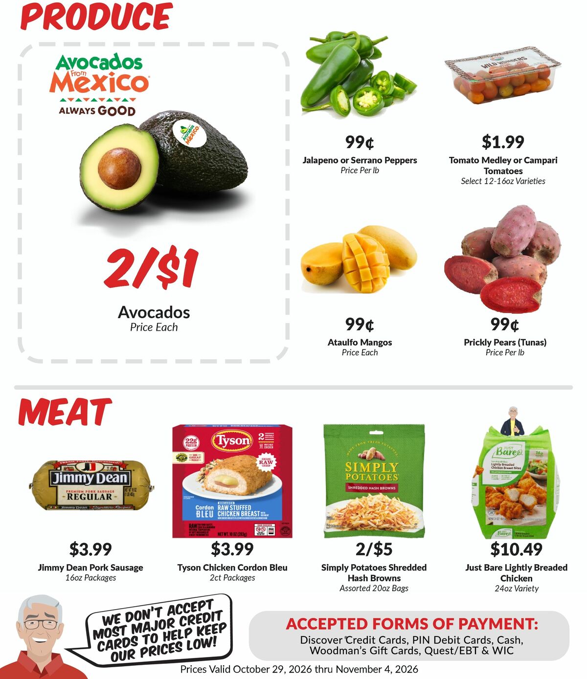 Woodmans Food Market Weekly Ad from October 29
