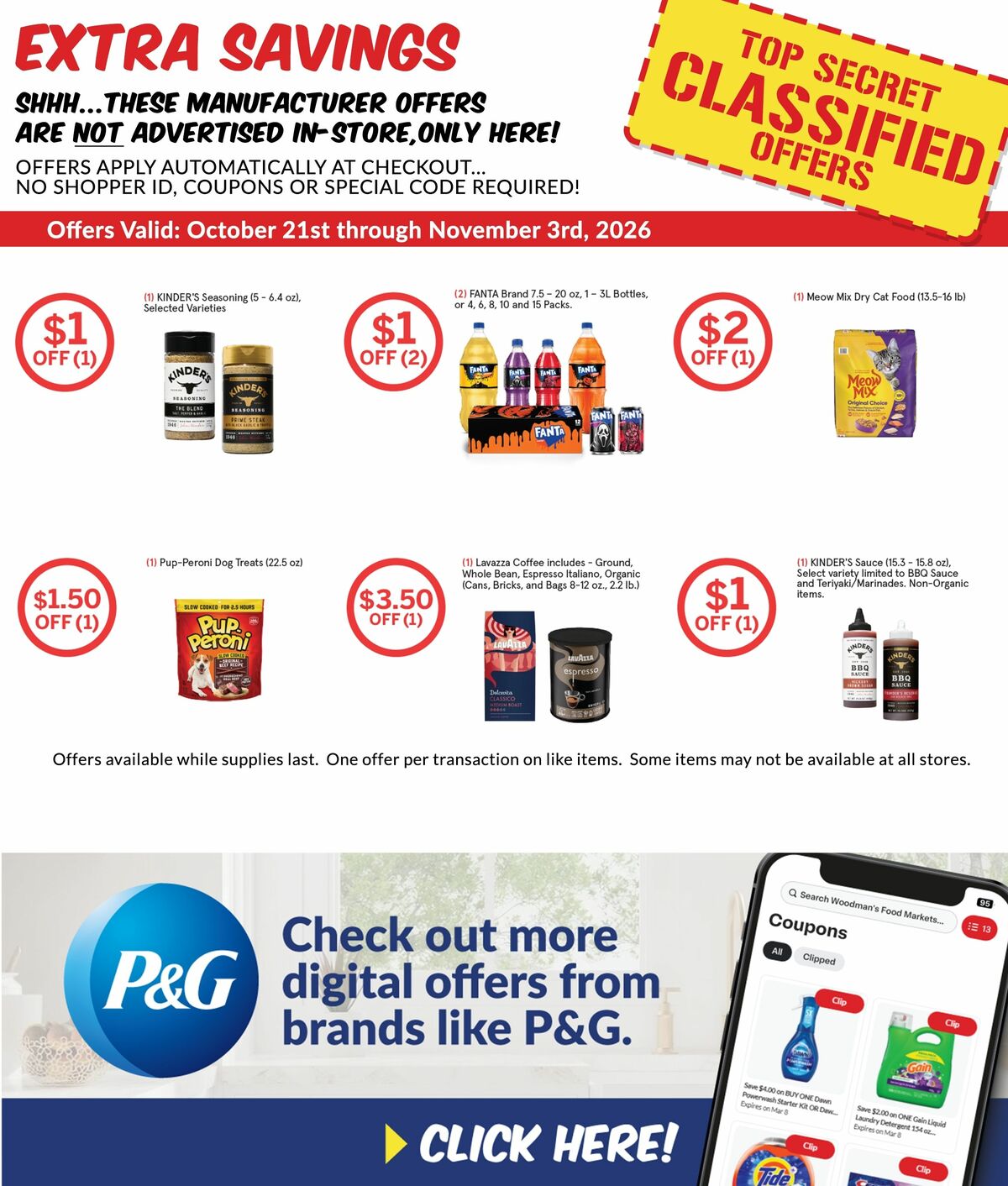 Woodmans Food Market Weekly Ad from October 29