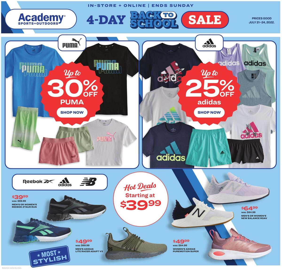 Academy Sports + Outdoors 4Day Sale Weekly Ads and Circulars from July 21