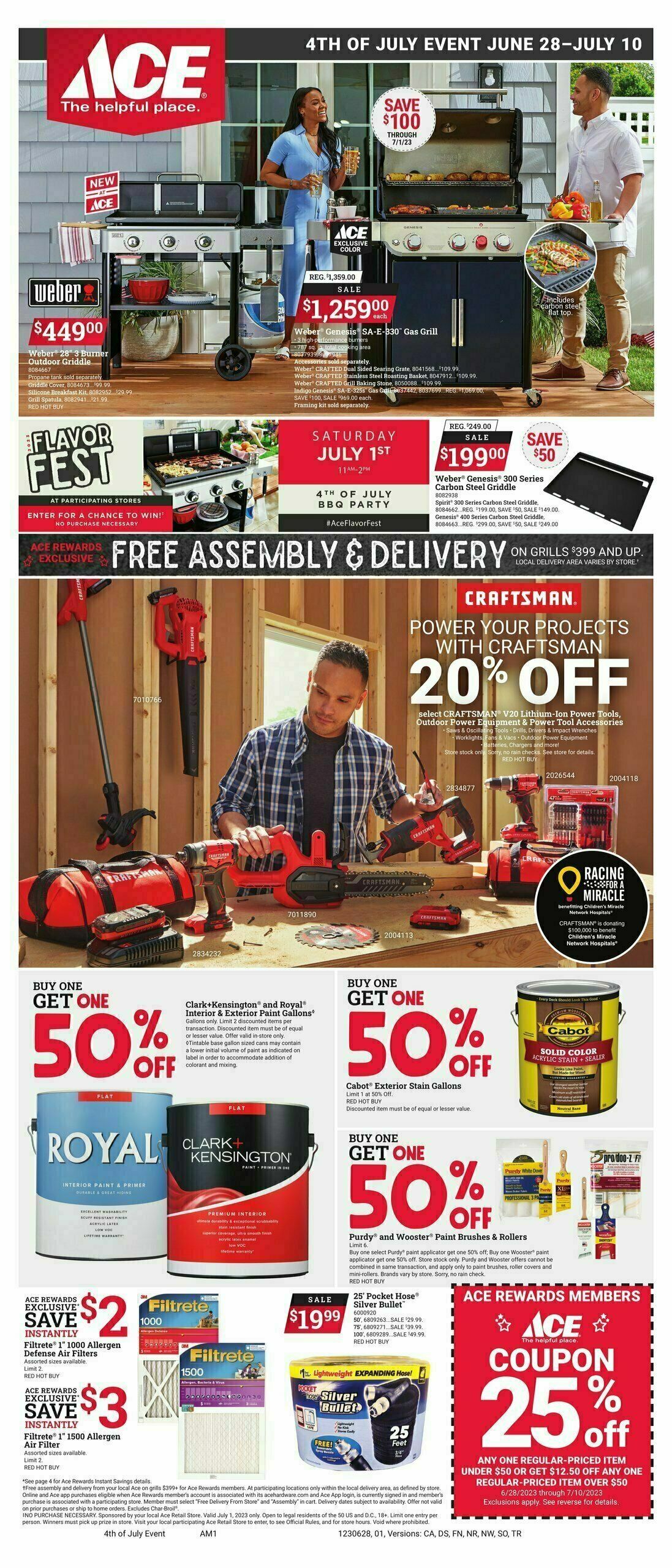 Ace Hardware 4th of July Event Weekly Ad & Sale from June 28