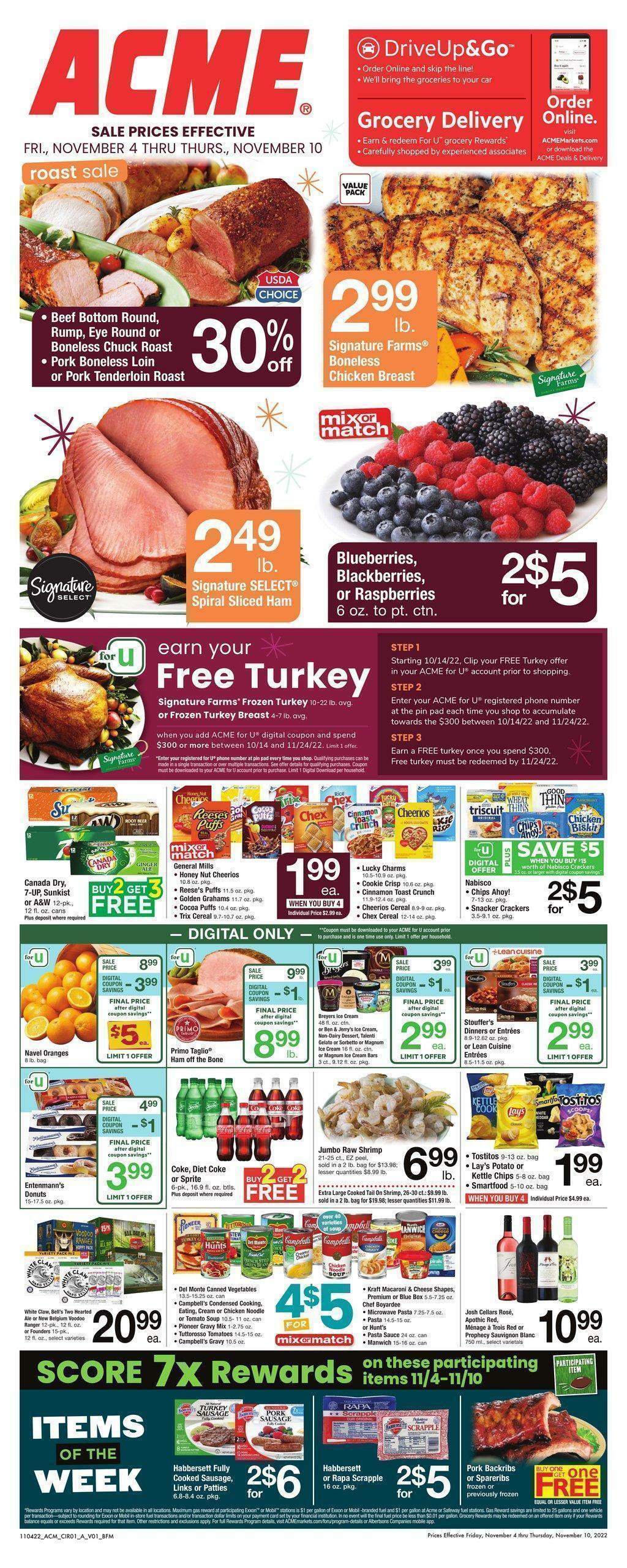 ACME Markets Weekly Ads & Special Buys from November 4