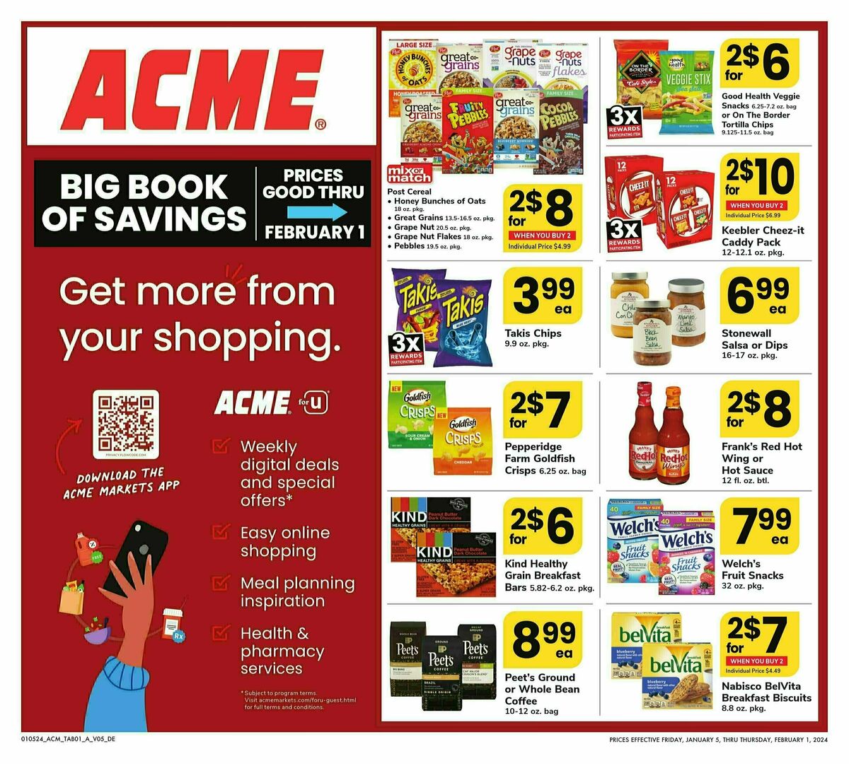 ACME Markets Big Book of Savings Weekly Ads & Special Buys from January 5