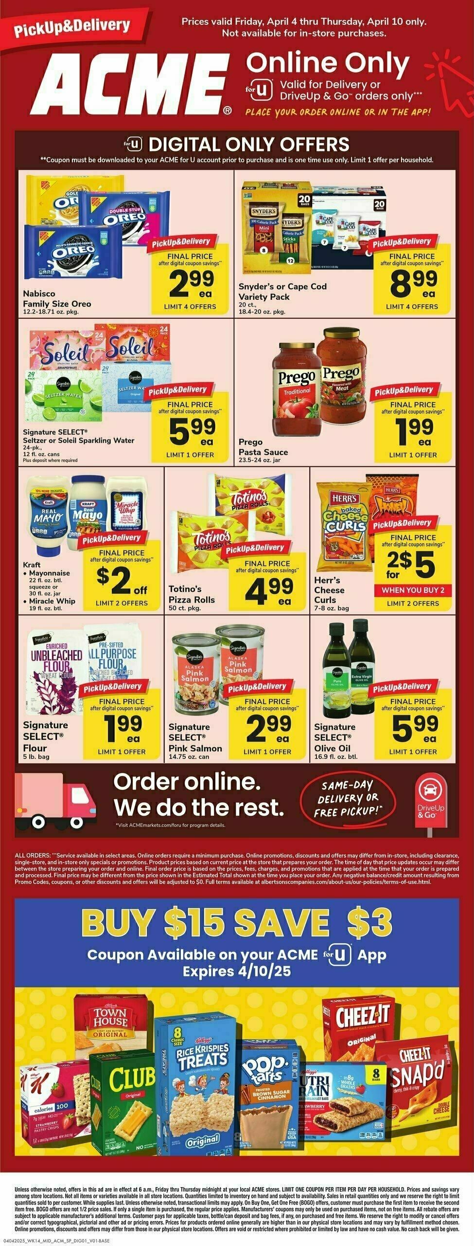 ACME Markets Bonus Online Savings Weekly Ads & Special Buys from April 4