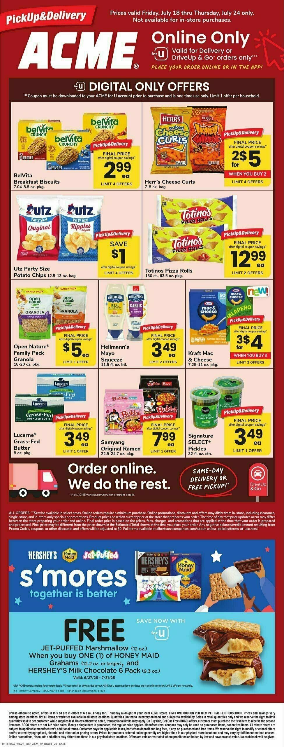ACME Markets Bonus Online Savings Weekly Ads & Special Buys from July 18