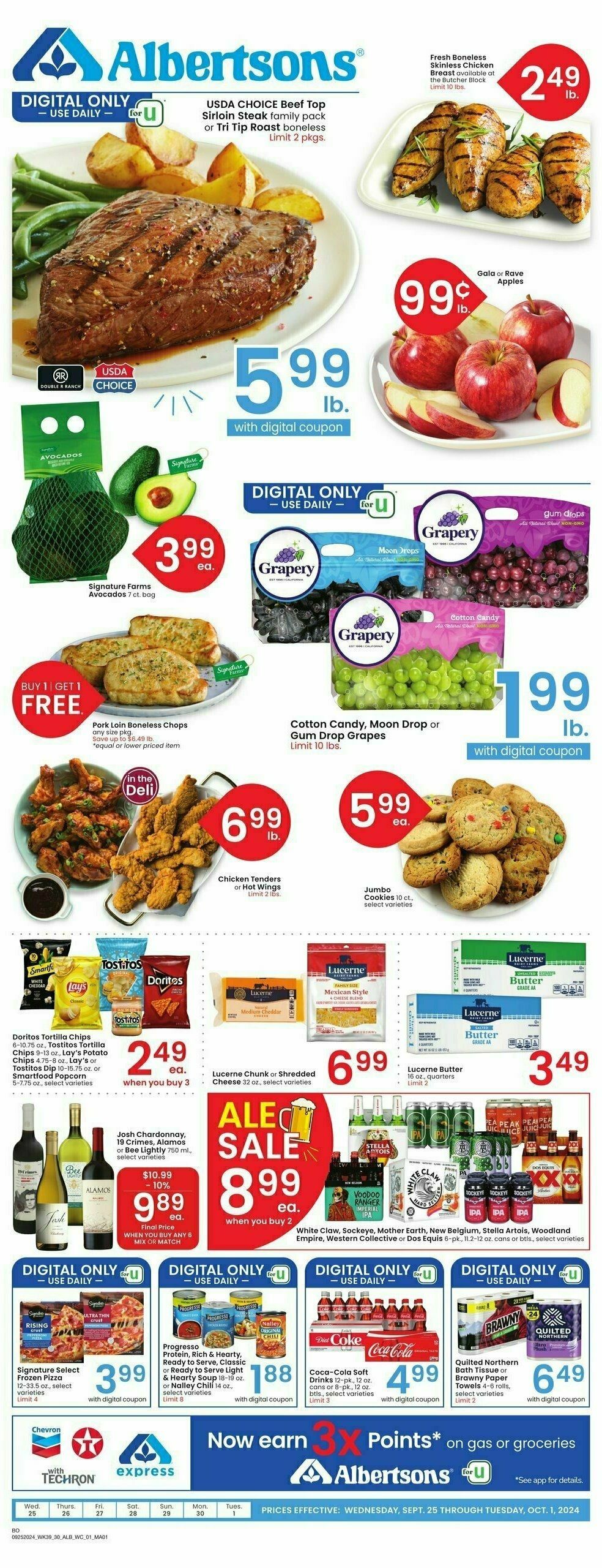 Albertsons Weekly Ads & Special Buys from September 25