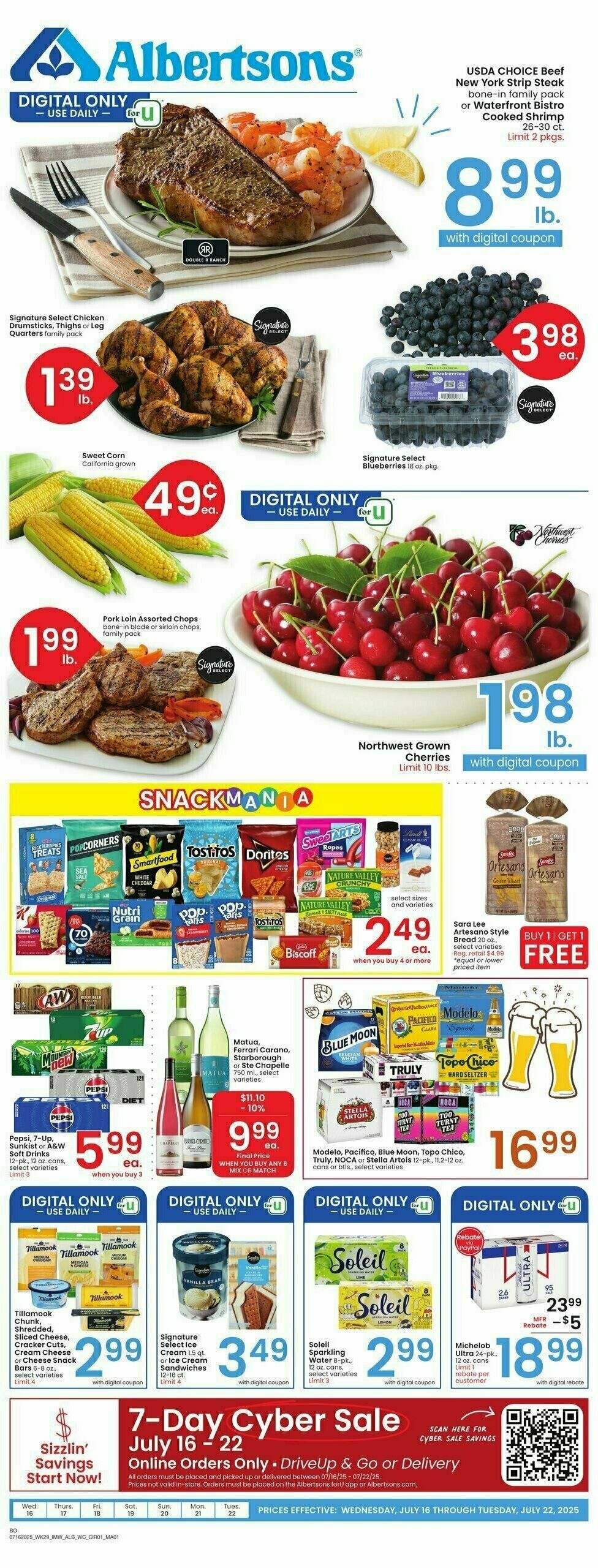 Albertsons Weekly Ads & Special Buys from July 16