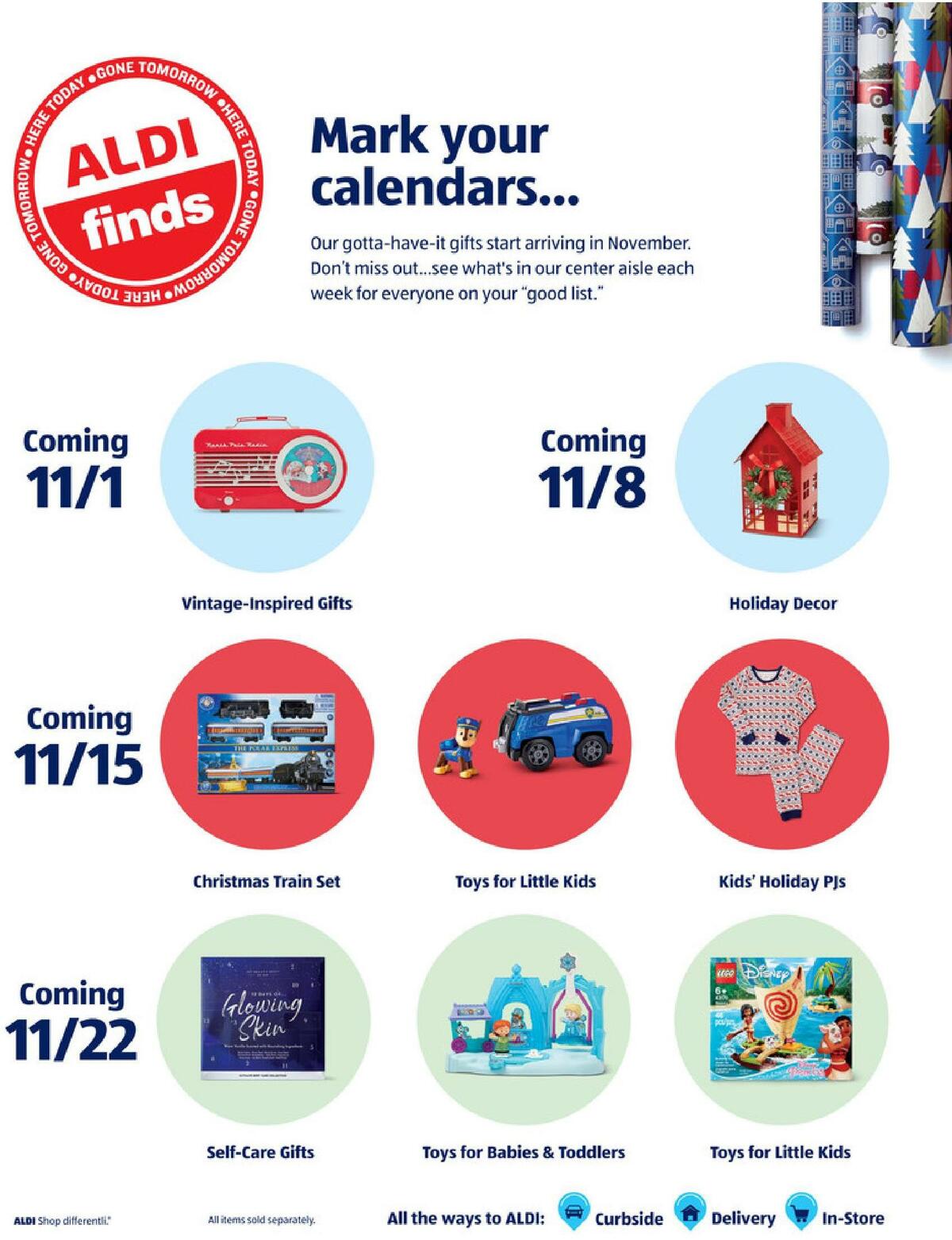 ALDI Gift Guide Catalog US Weekly Ads & Special Buys from November 1