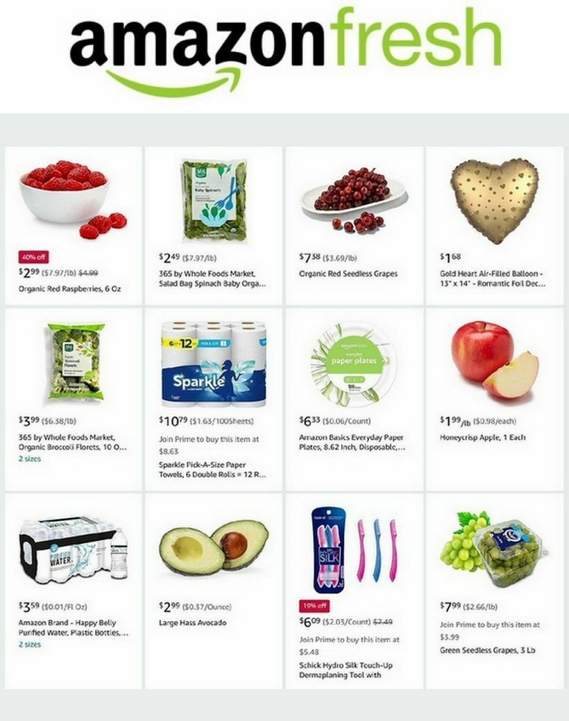 Amazon Fresh Weekly Sale Ads from October 23