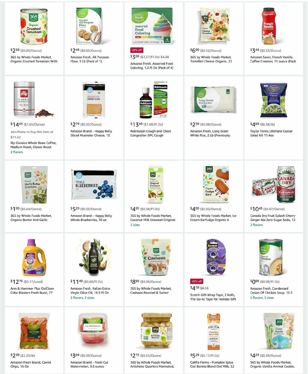 Amazon Fresh Weekly Sale Ads from October 23 Page 19
