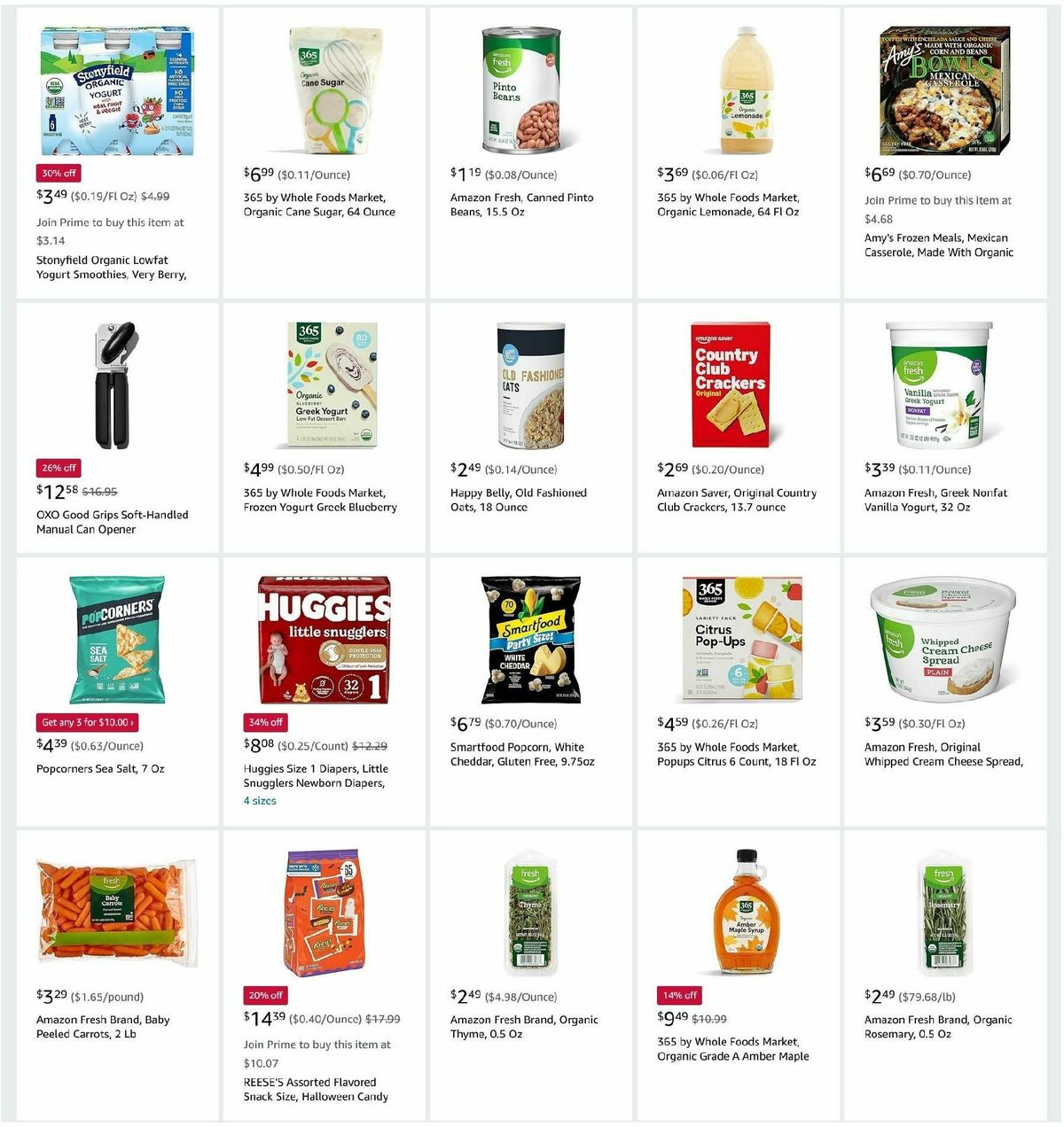 Amazon Fresh Weekly Sale Ads from October 23 Page 20
