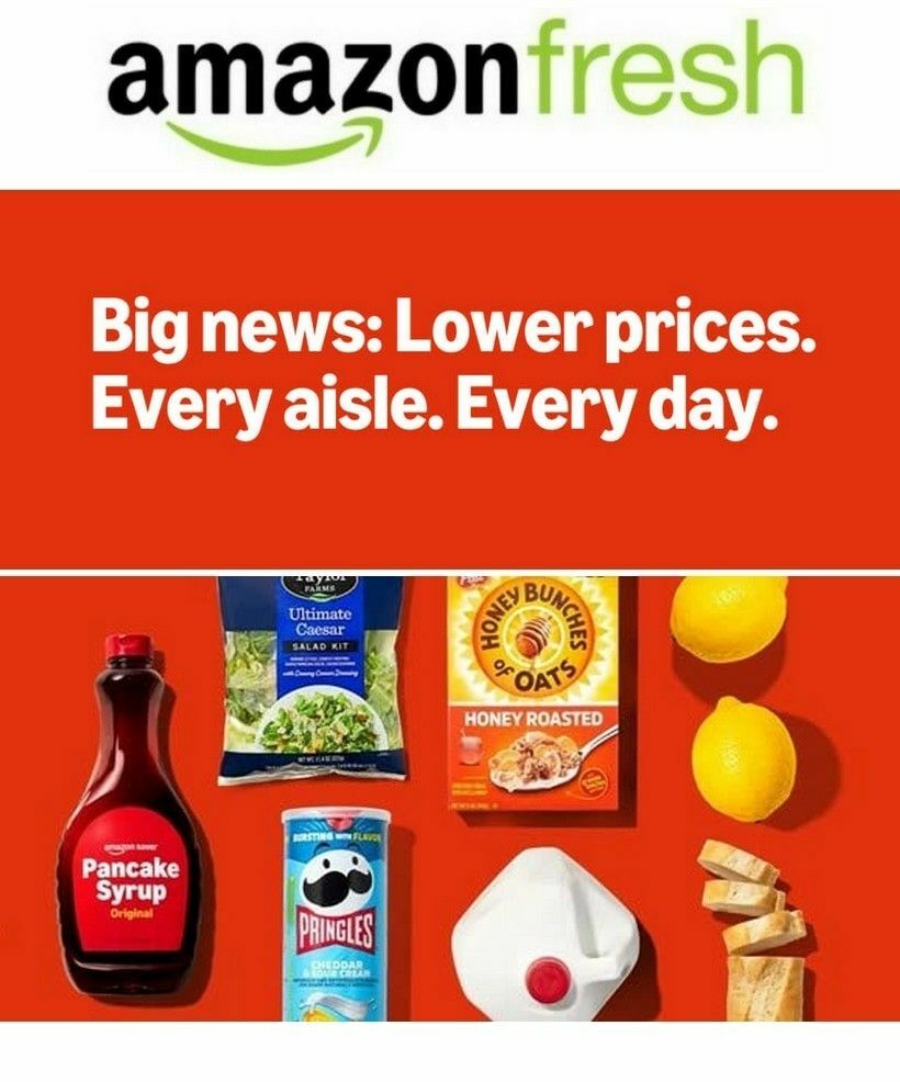 Advertisement. Fresh Amazon Fresh Weekly Sale Ads from April 1