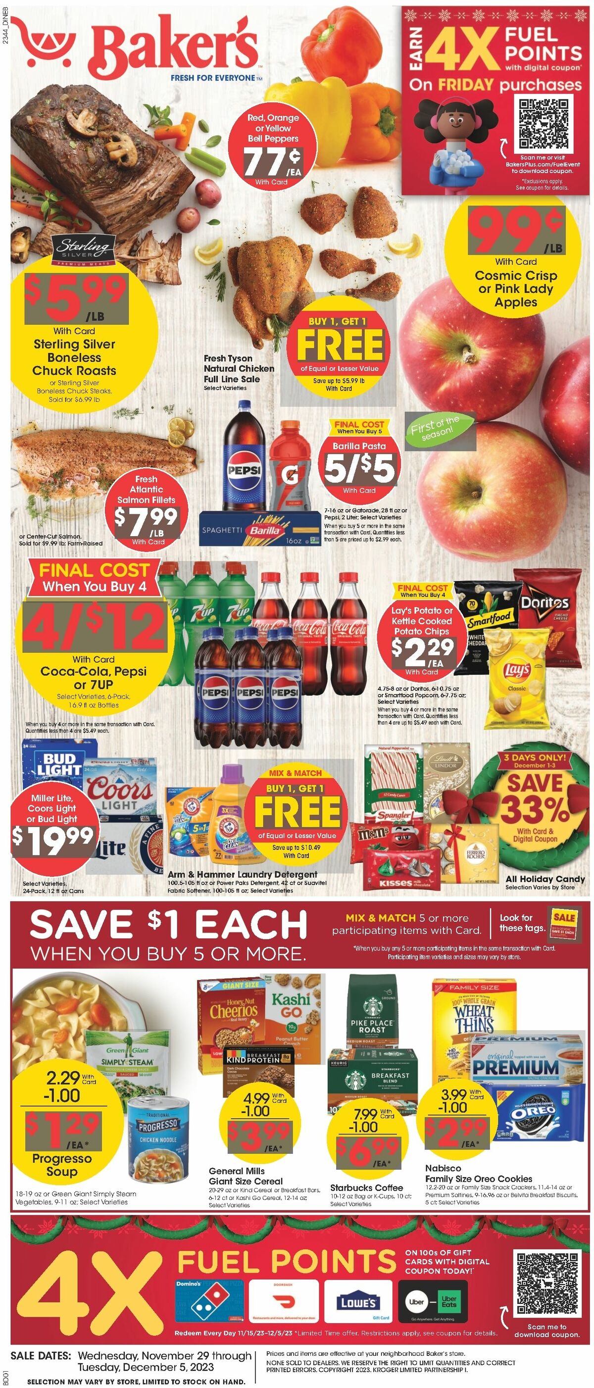 Baker's Weekly Ad from November 29