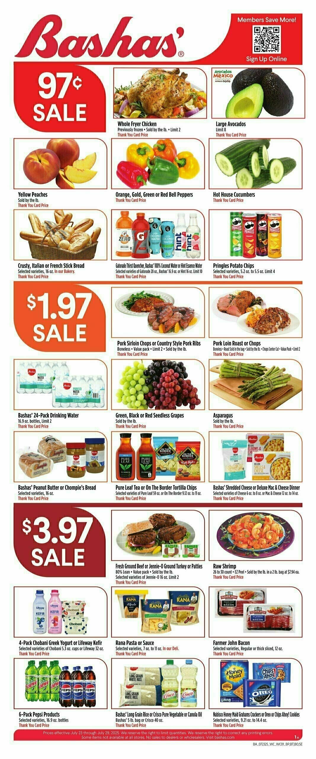 Bashas Weekly Ad from July 23