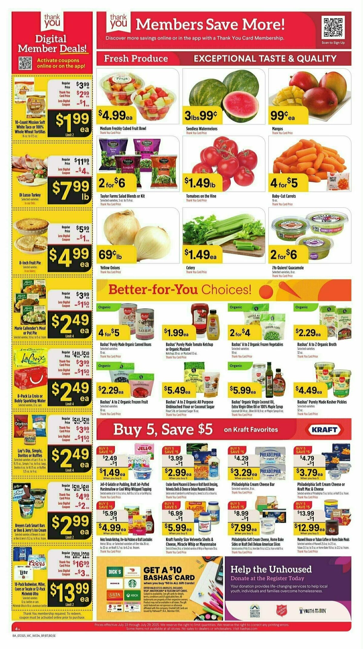 Bashas Weekly Ad from July 23 - Page 4