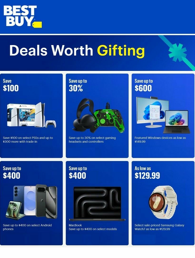 Best Buy Top Deals & Offers from December 2