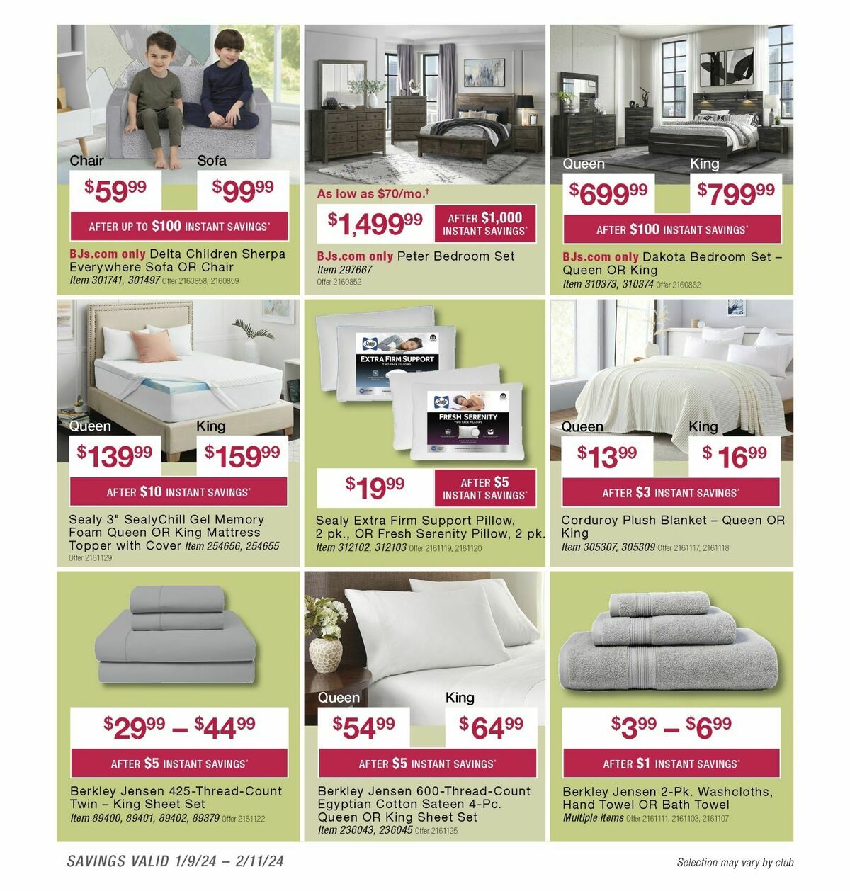 BJ's Wholesale Club Wow Deals from January 9 Page 6