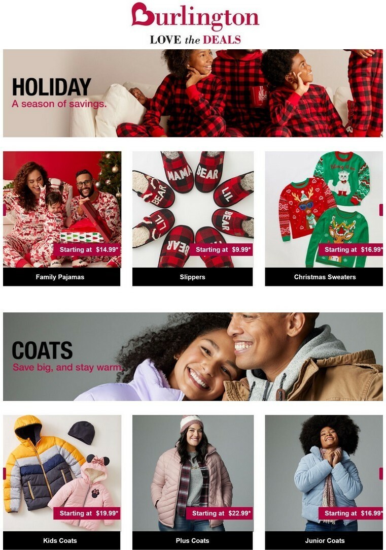 Burlington Deals & Offers from November 9