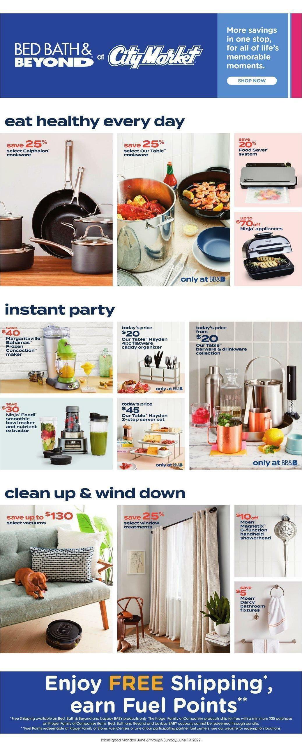 City Market Bed, Bath & Beyond Weekly Ads & Special Buys from June 6