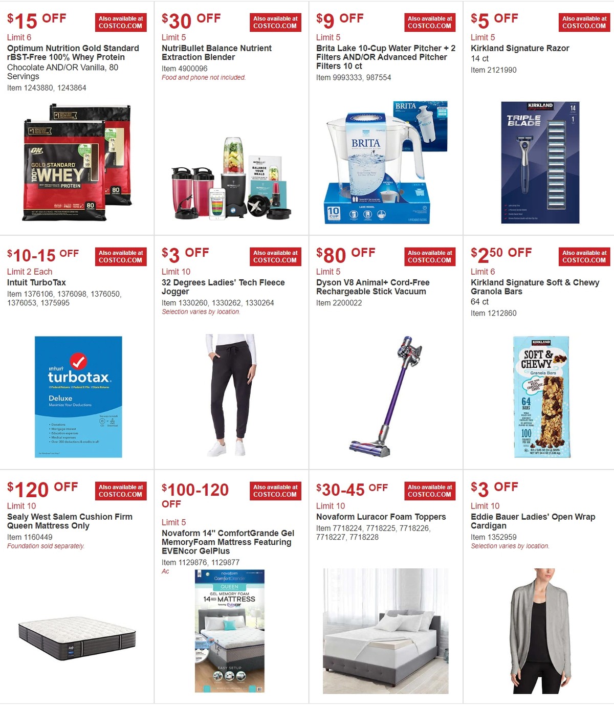 Costco Special Buys and Warehouse Savings for January 2 Page 2