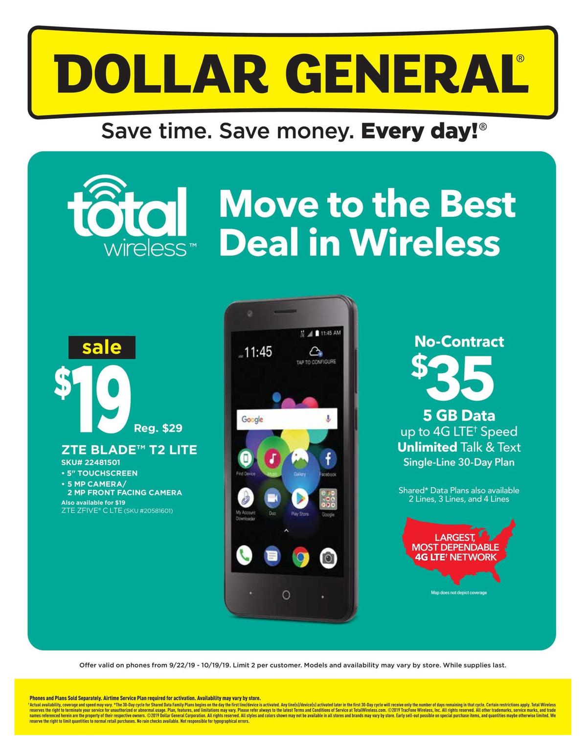 Dollar General Weekly Wireless Specials Weekly Ads and Circulars from