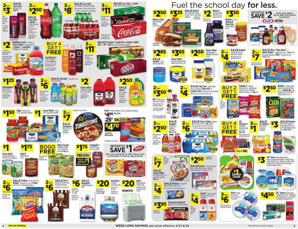 Dollar General Weekly Ads and Circulars from August 23 Page 3