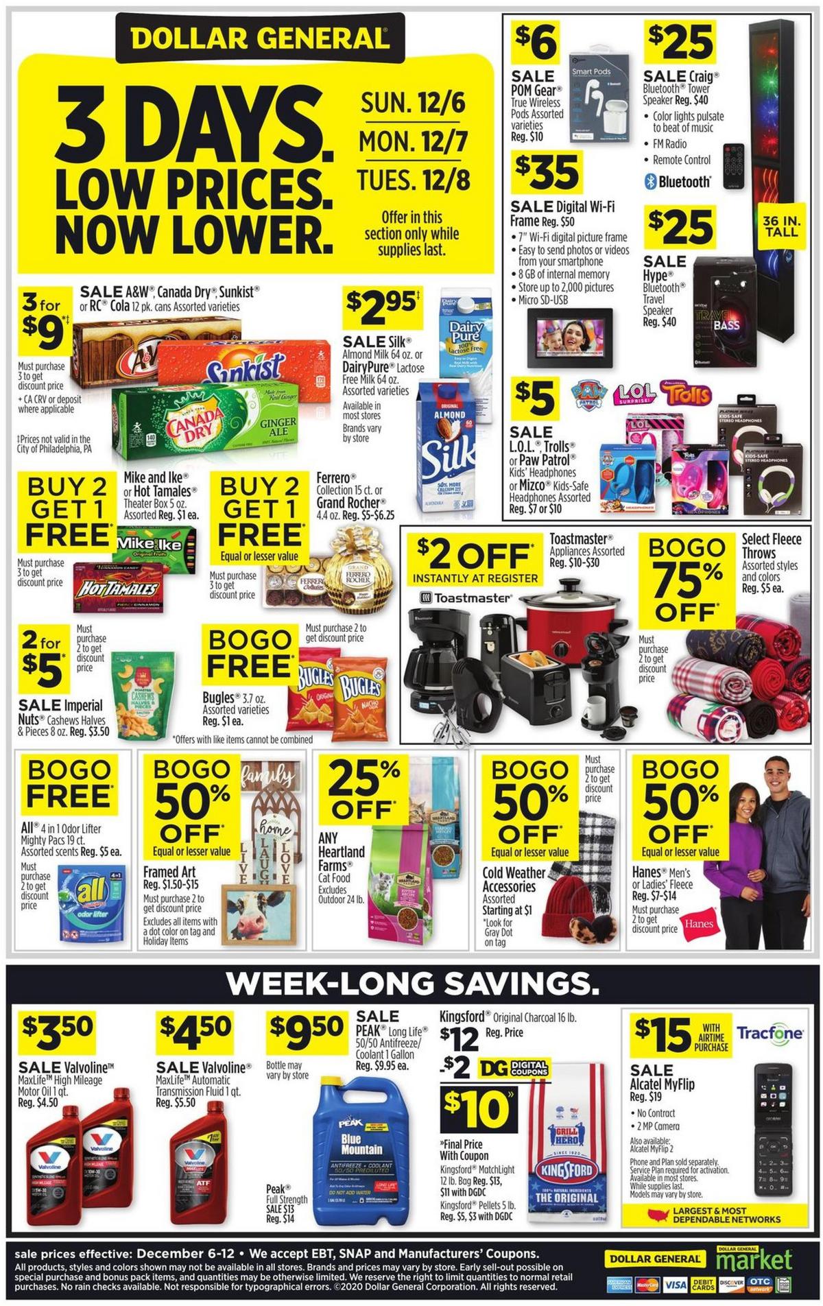 Dollar General Weekly Ads and Circulars from December 6 Page 2
