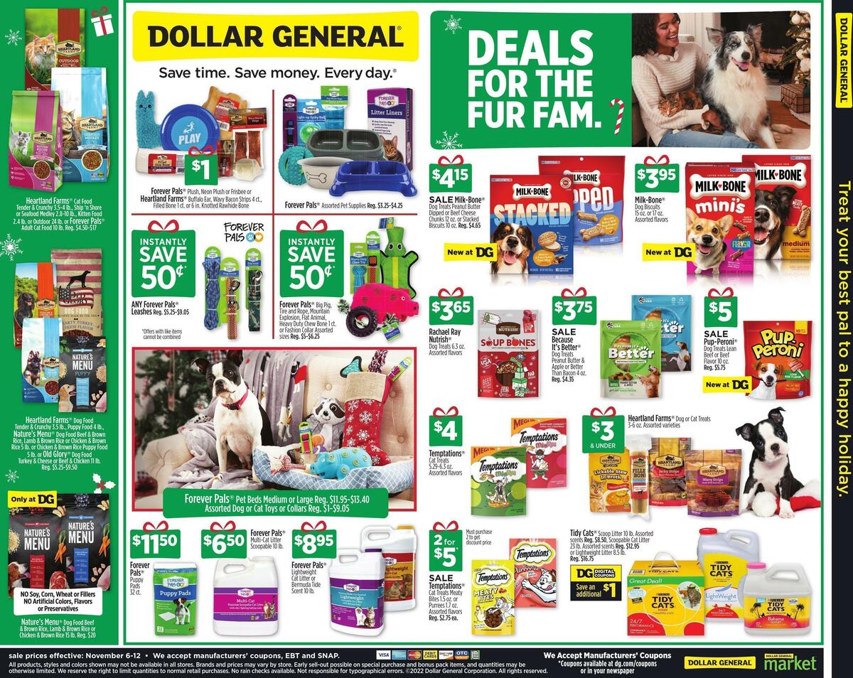 Dollar General Deals for the Fur Fam Weekly Ads and Circulars from November 6