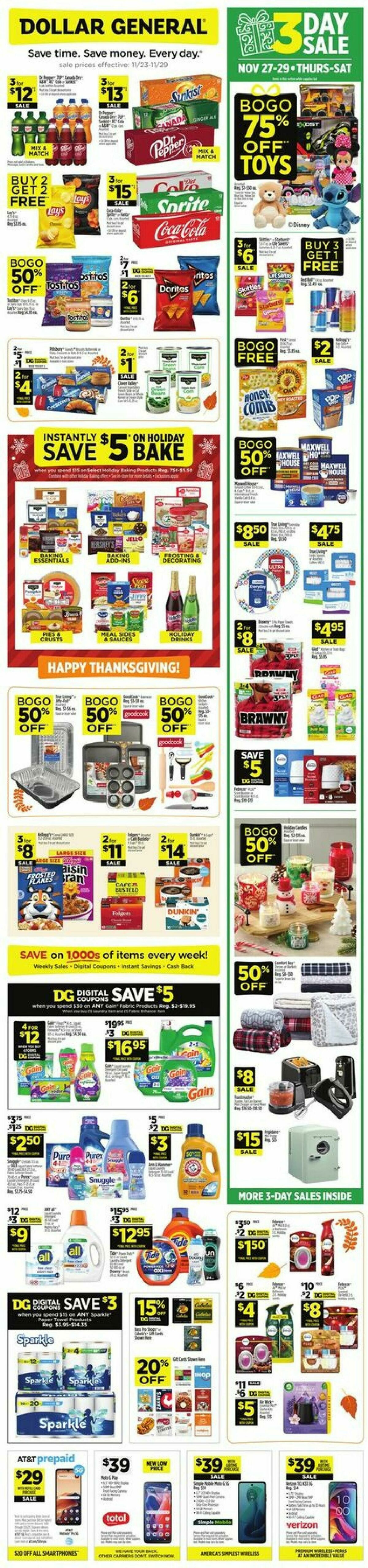 Dollar General Weekly Ads and Circulars from November 23