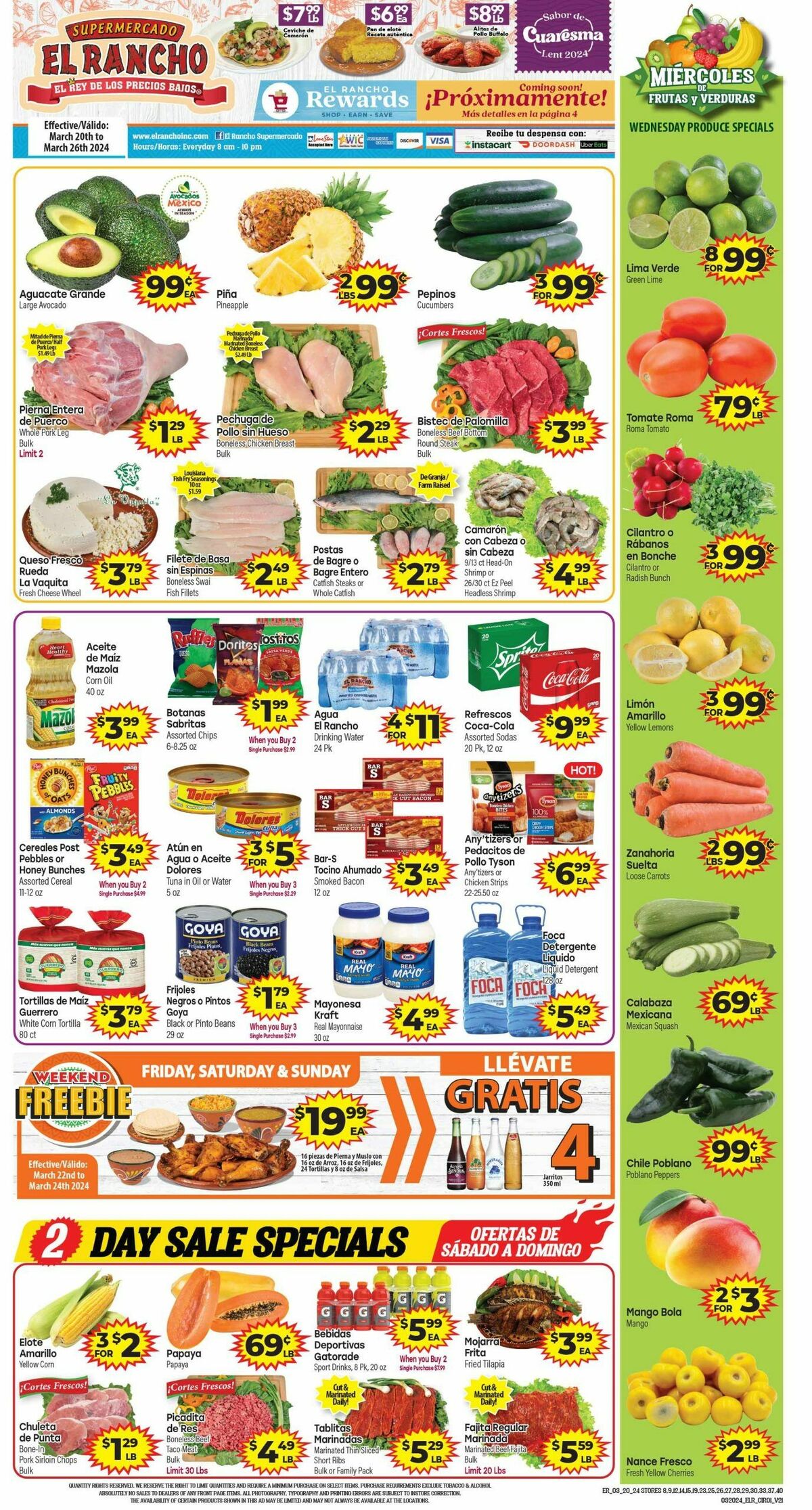 El Rancho Weekly Ads from March 20