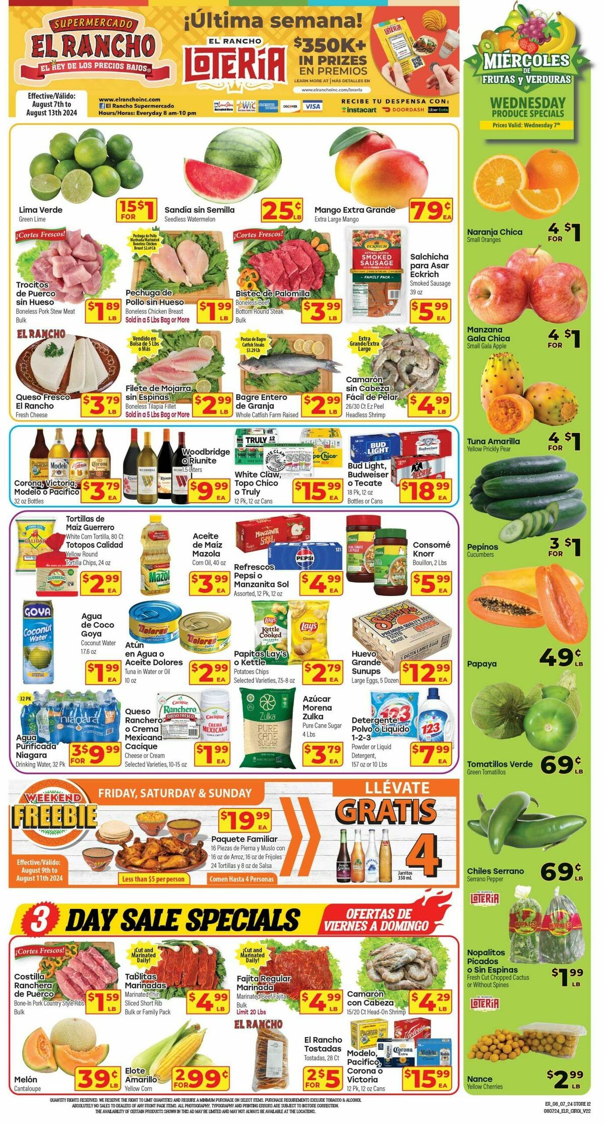 El Rancho Weekly Ads from August 7
