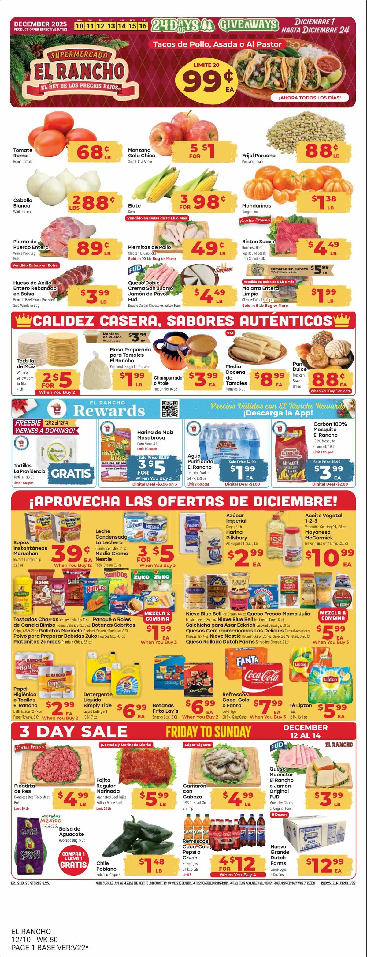 El Rancho Weekly Ads from December 10