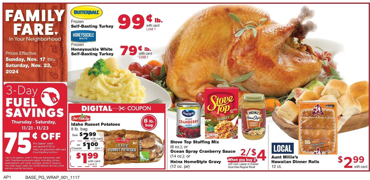 Family Fare Weekly Ad from November 17 - Page 2