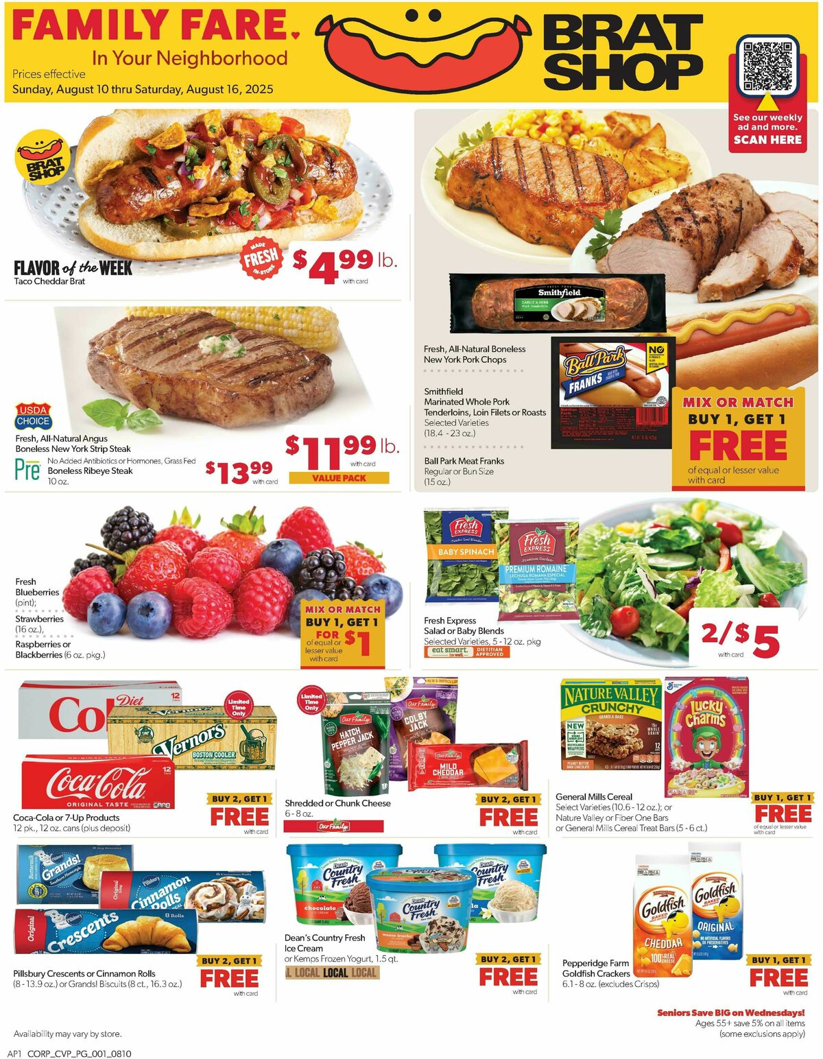 Family Fare Weekly Ad from August 10