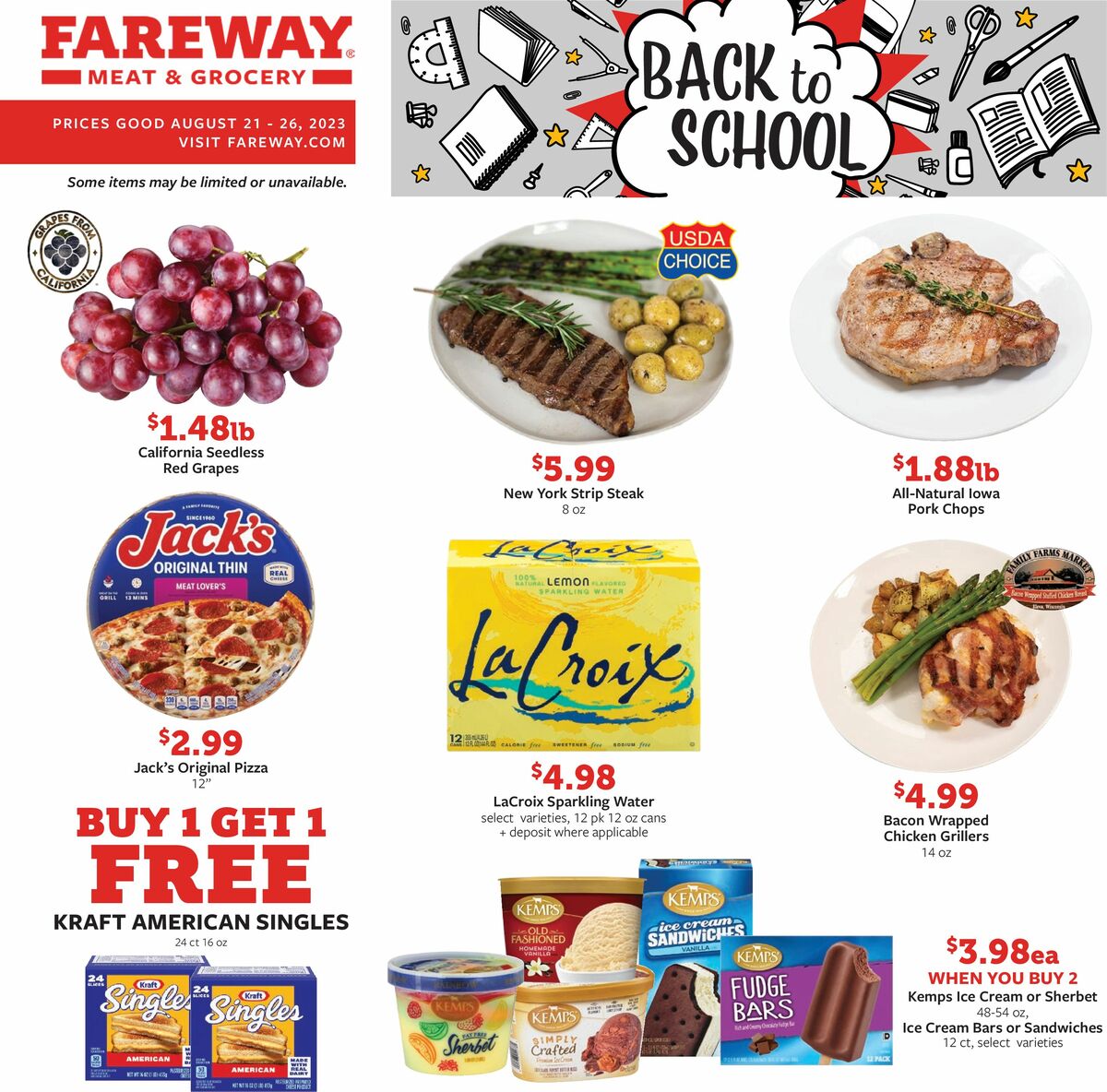 Fareway Weekly Ads from August 21