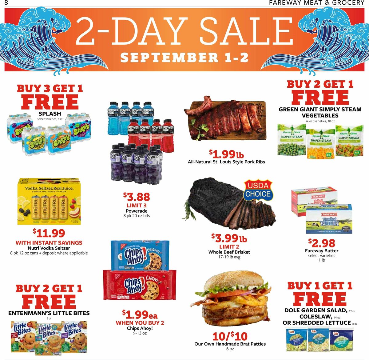 Fareway 2 Day Sale Weekly Ads from September 1