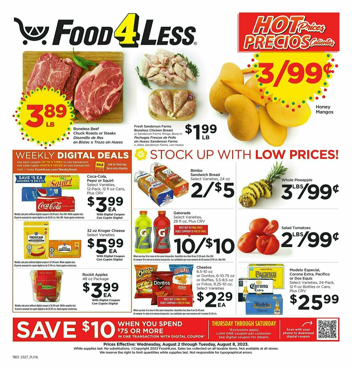 Food 4 Less Weekly Ads & Deals from August 2