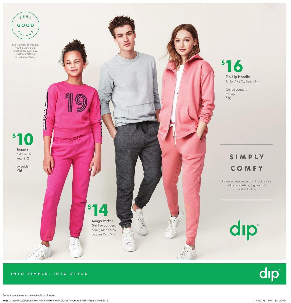 Fred Meyer Dip Apparel Weekly Ad & Specials for August 14 Page 2