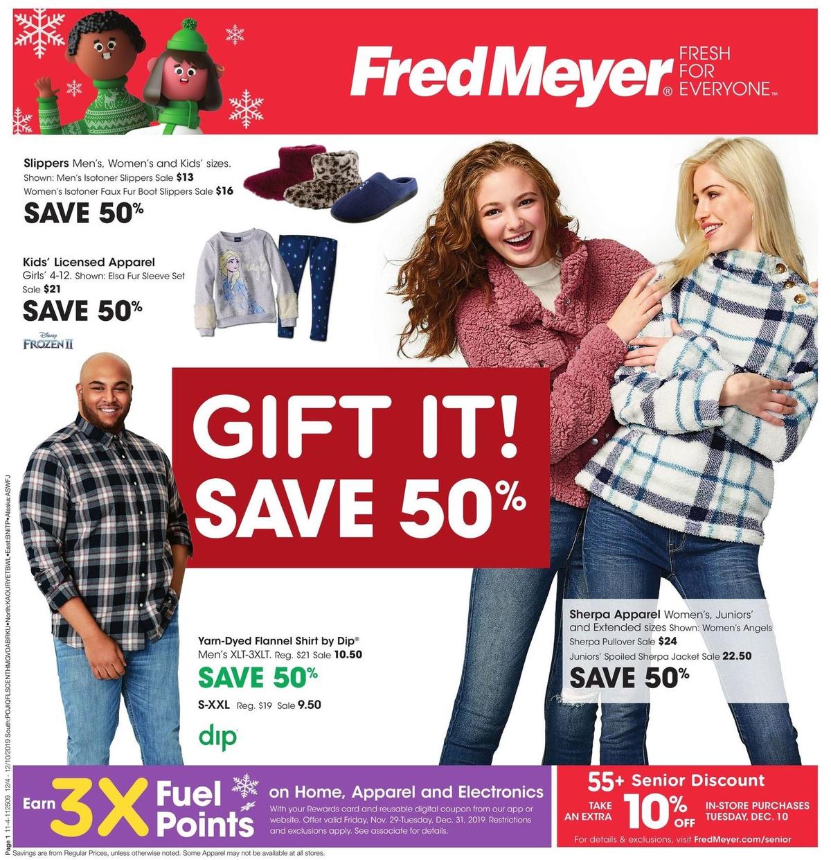Fred Meyer Apparel Weekly Ad & Specials from December 4