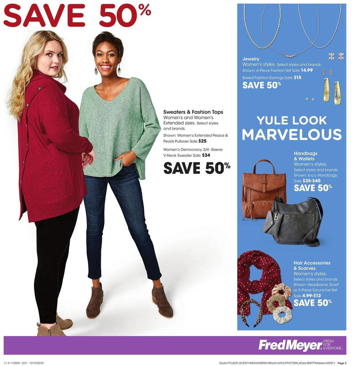 Fred Meyer Apparel Weekly Ad & Specials from December 4 Page 3