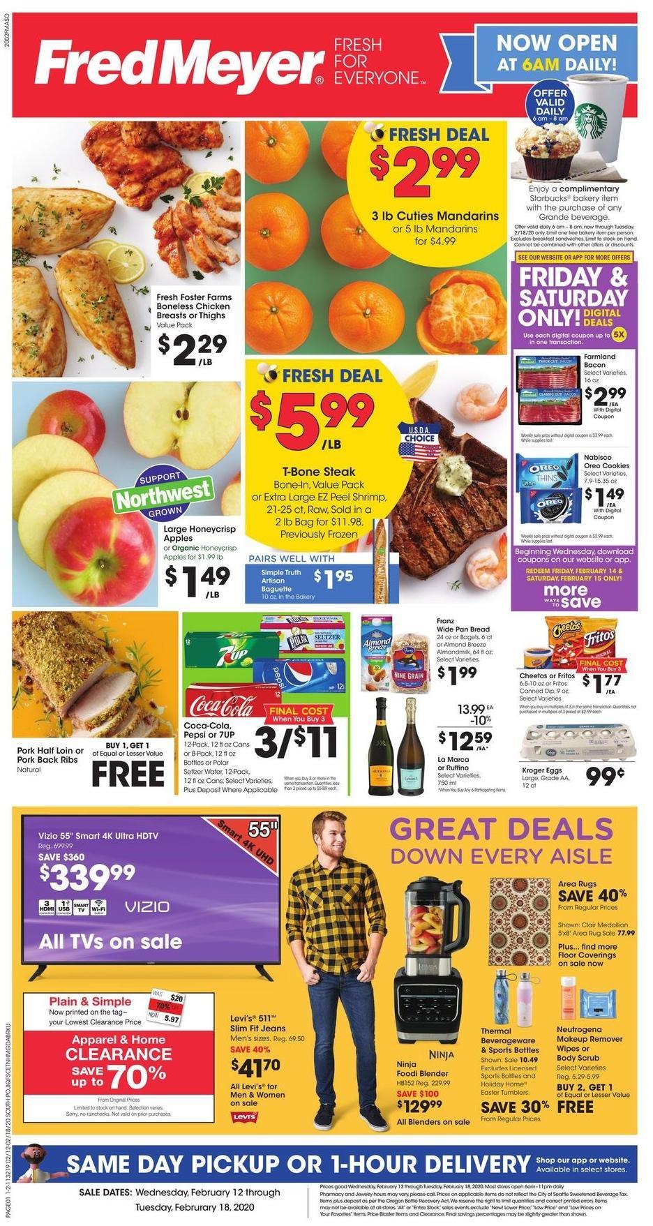 Fred Meyer Weekly Ad & Specials from February 12