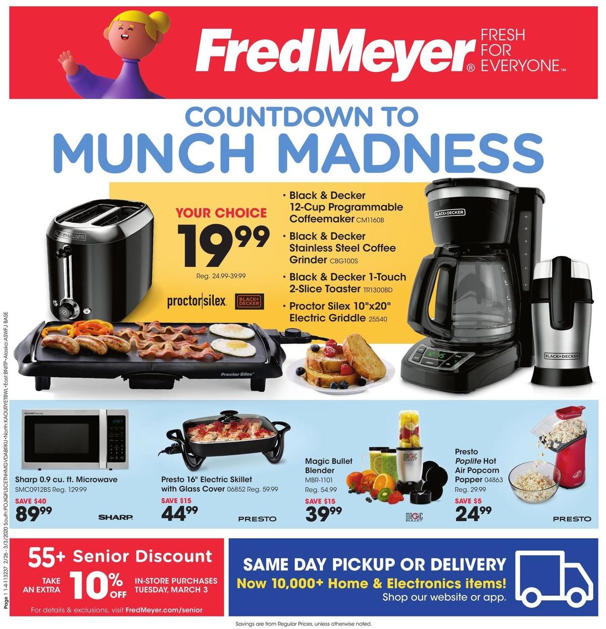 Fred Meyer General Merchandise Weekly Ad & Specials from February 26