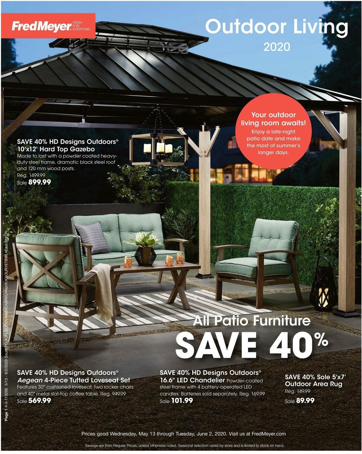 Fred Meyer Outdoor Living Weekly Ad & Specials from May 13