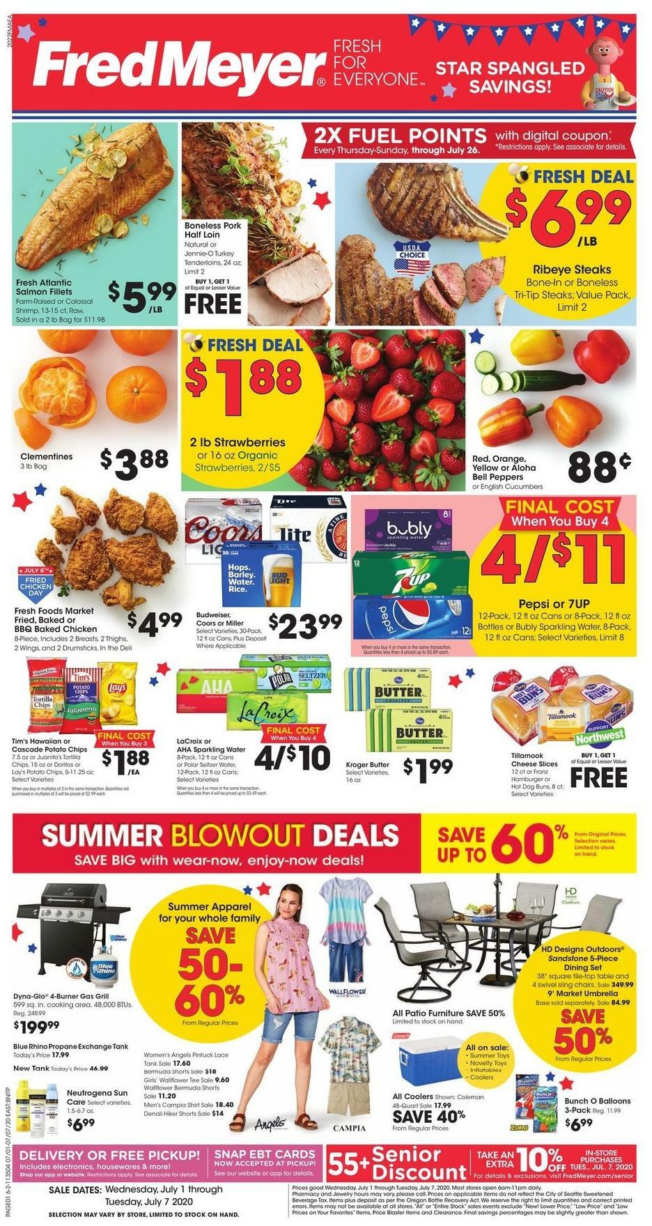 Fred Meyer Weekly Ad & Specials from July 1