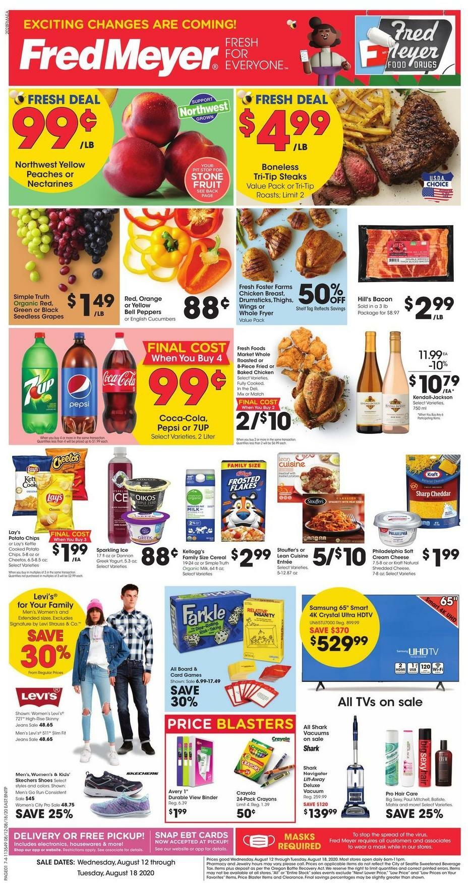 Fred Meyer Weekly Ad & Specials from August 12