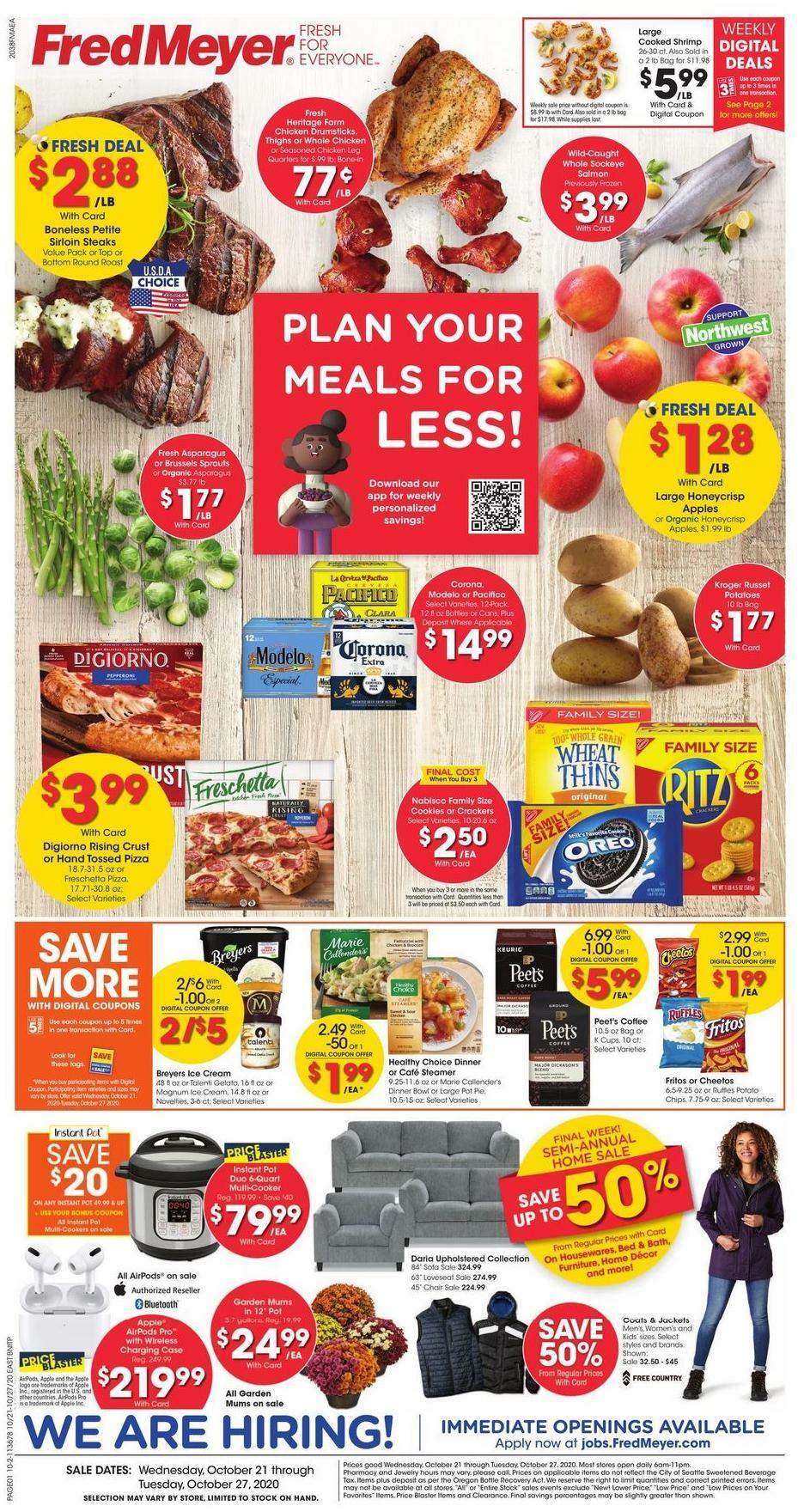 Fred Meyer Weekly Ad & Specials from October 21