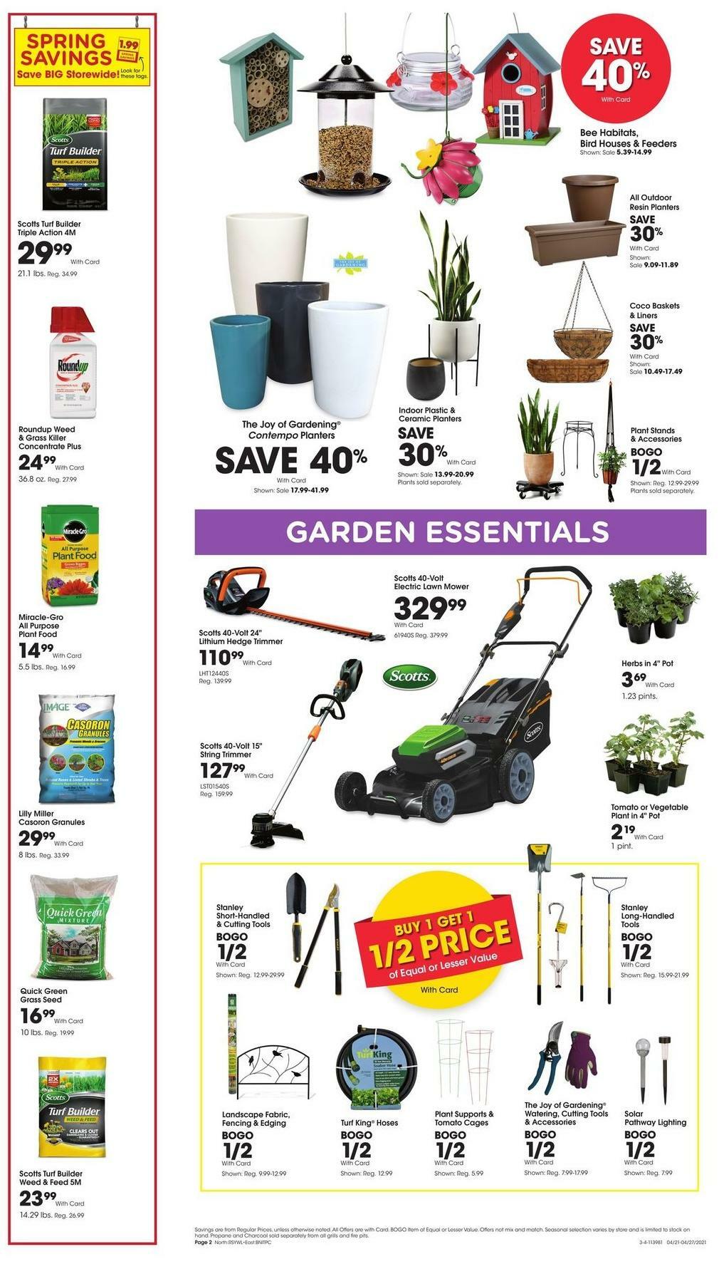 Fred Meyer Garden Weekly Ad & Specials from April 21 Page 2