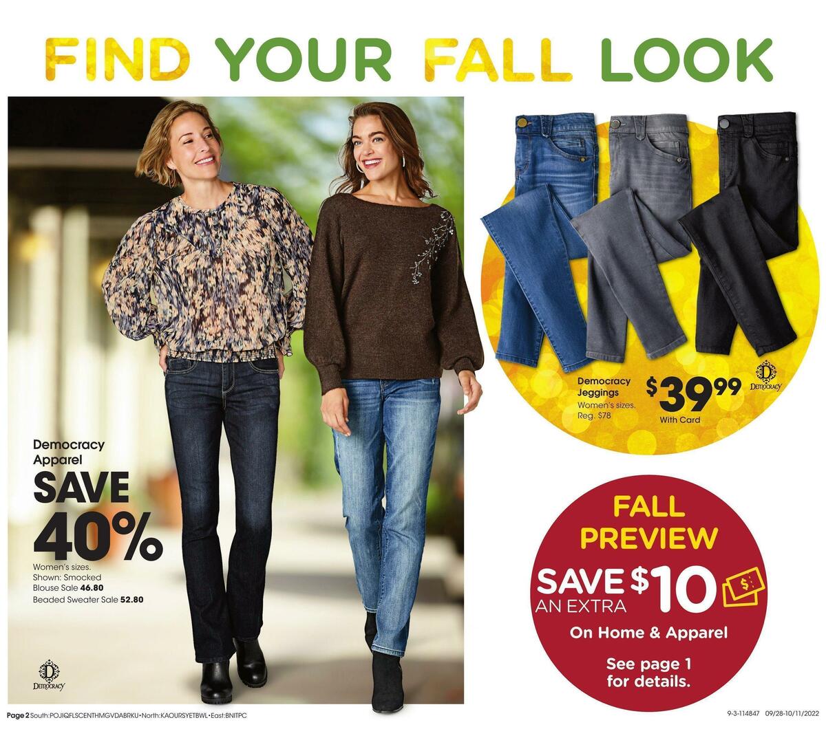 Fred Meyer Apparel Fall Preview Look Book Weekly Ad & Specials from