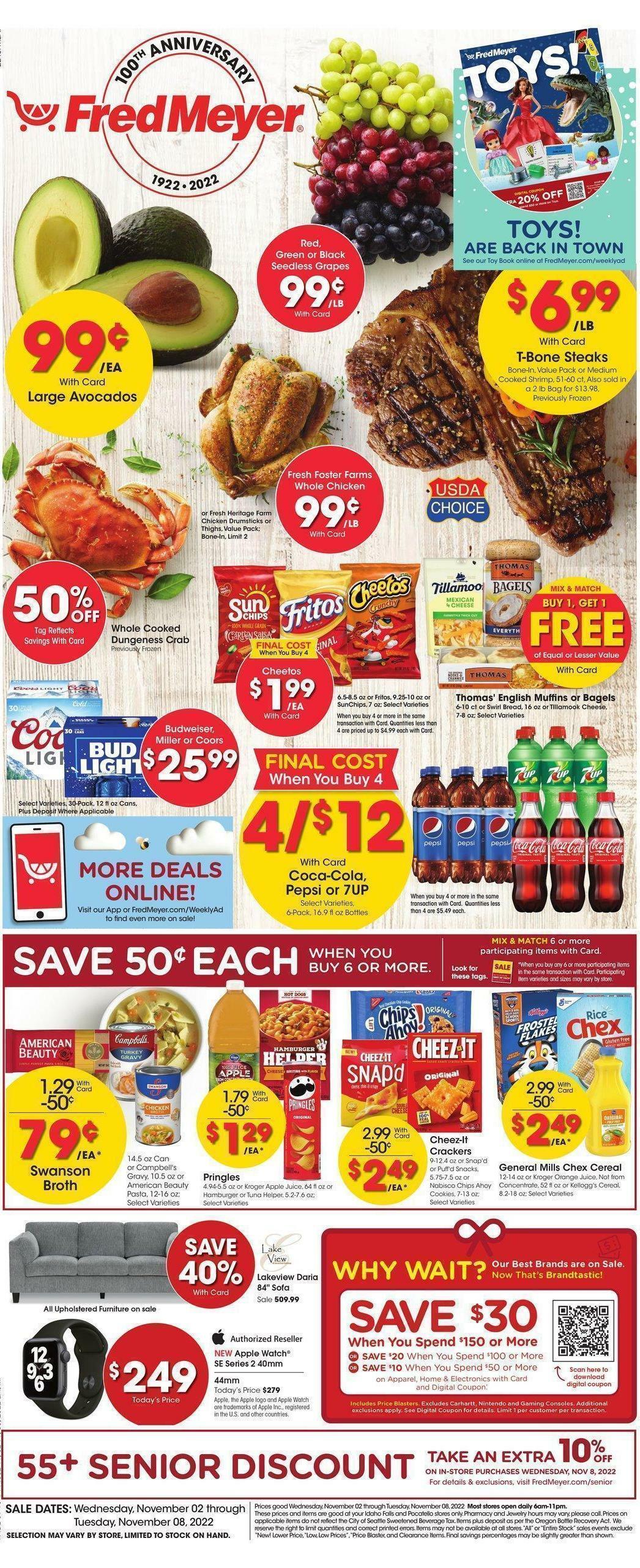 Fred Meyer Weekly Ad & Specials from November 2